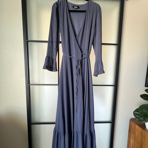 Lulus maxi wrap dress size Large - Picture 2 of 5